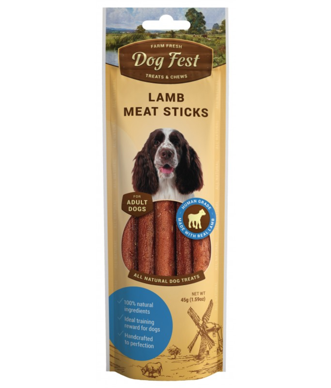 DOG FEST MEAT STICKS LAMB FOR DOG 45G